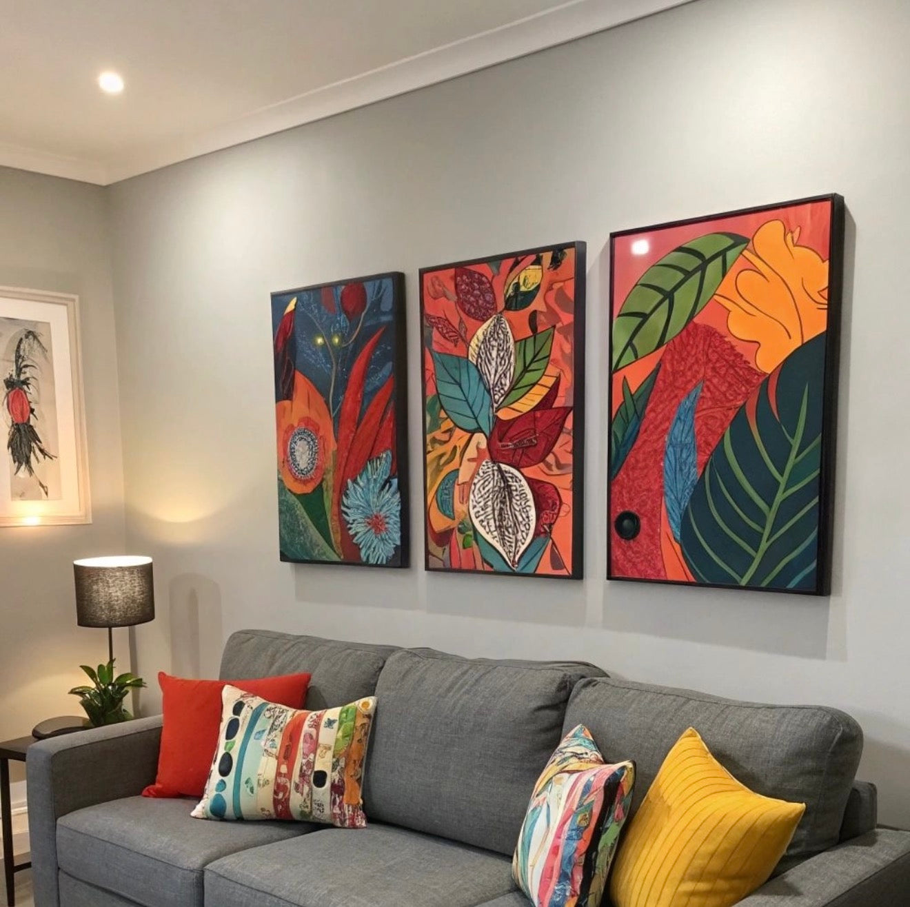 Floral Botanical Wall Art | Set of 3