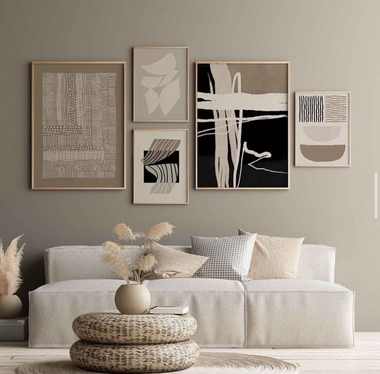 Minimalistic Modern Art | Set of 5