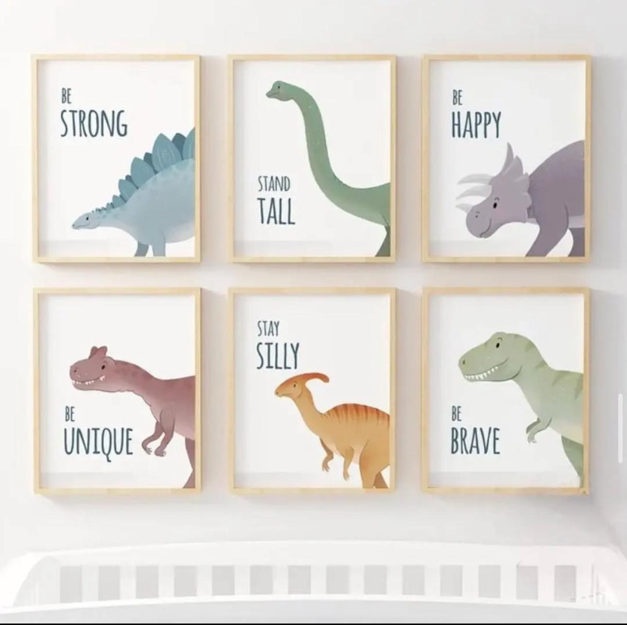 Kids Animals Wall Art | Set of 6