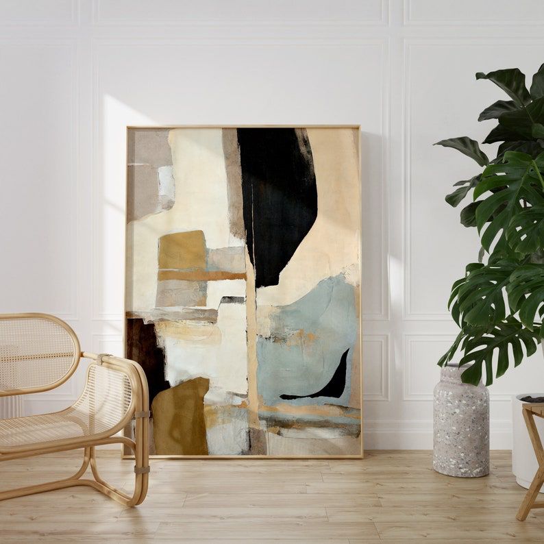 Neutral Wabi Sabi Wall Art | CANVAS
