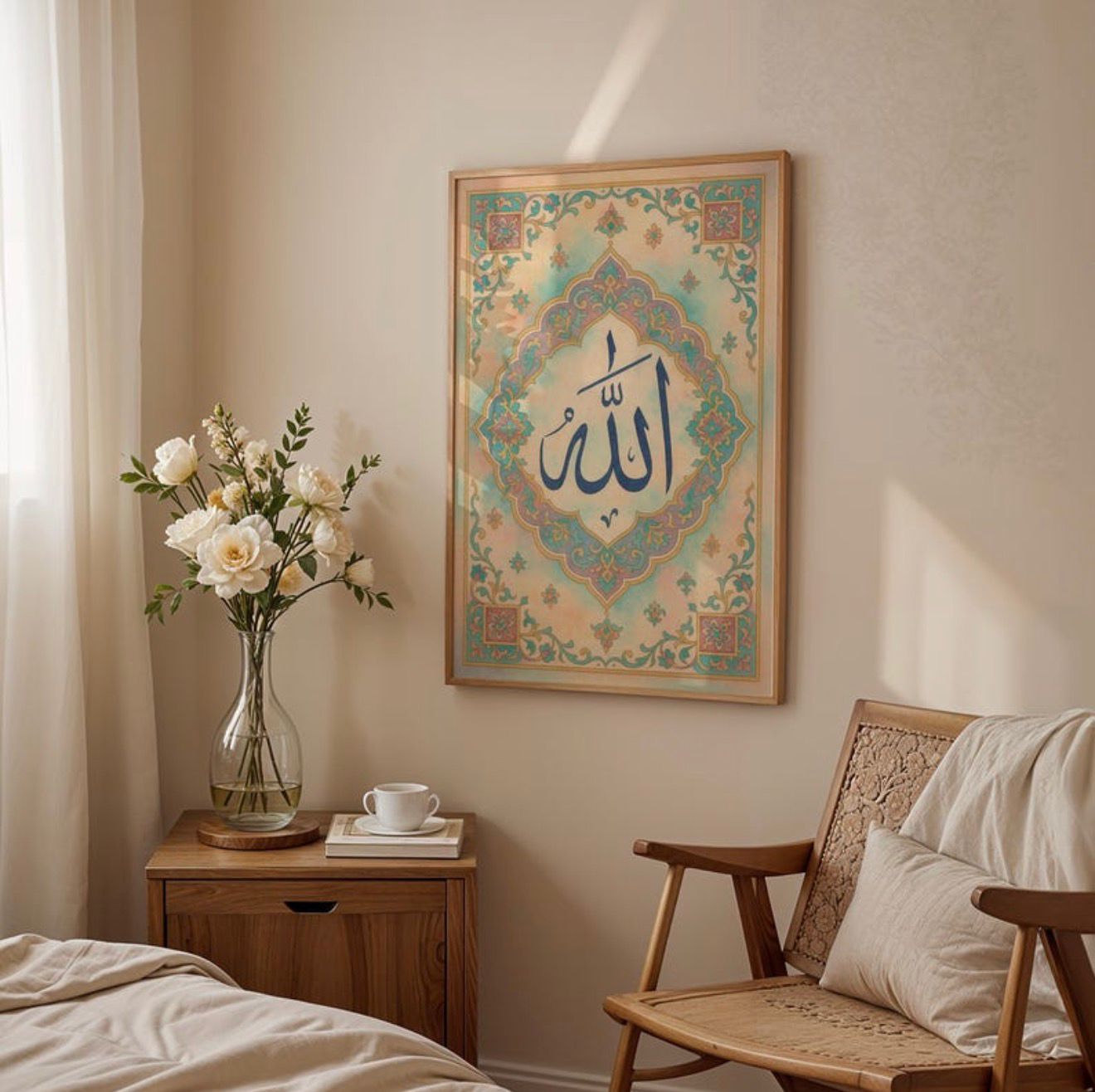Allah Calligraphy | Single Frame