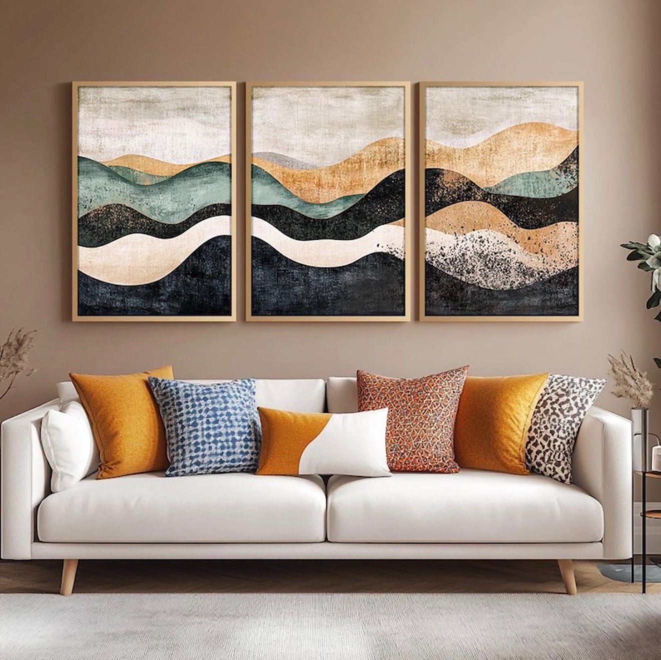 Japandi Triptych Wall Art | Set of 3