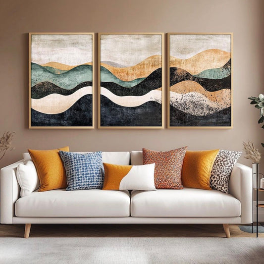 Japandi Triptych Wall Art | Set of 3
