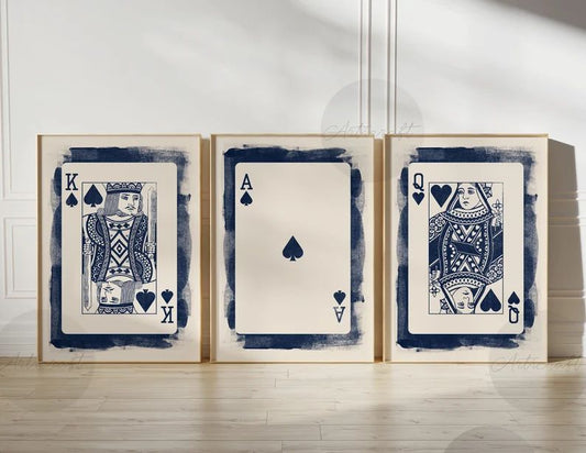 Grey & Gold Wall Art | Set of 3