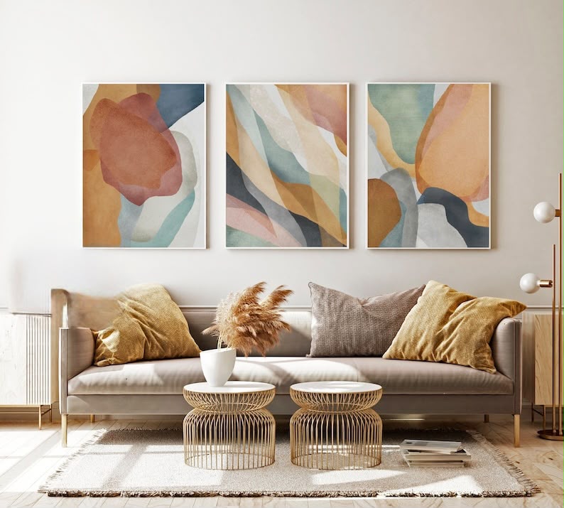 Colorful Abstract Art | Set of 3